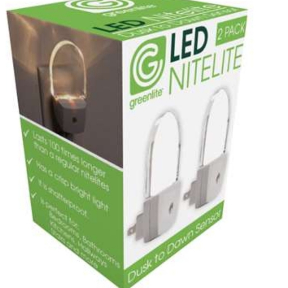 LED 2 pack Nitelite Greenlite
